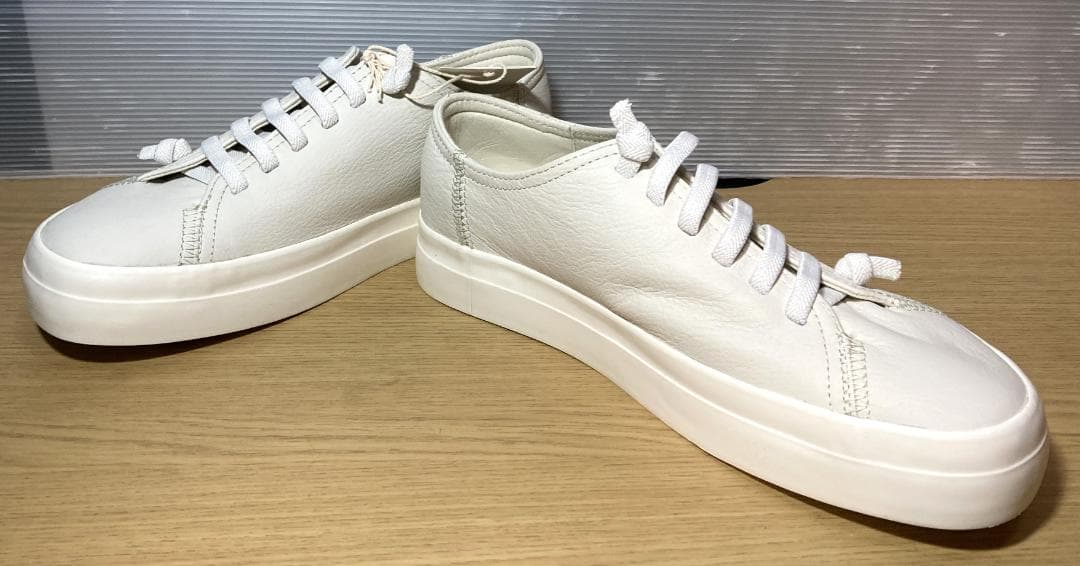 未使用　MUJI Labo × CAMPER　レザースニーカー　27cm　白