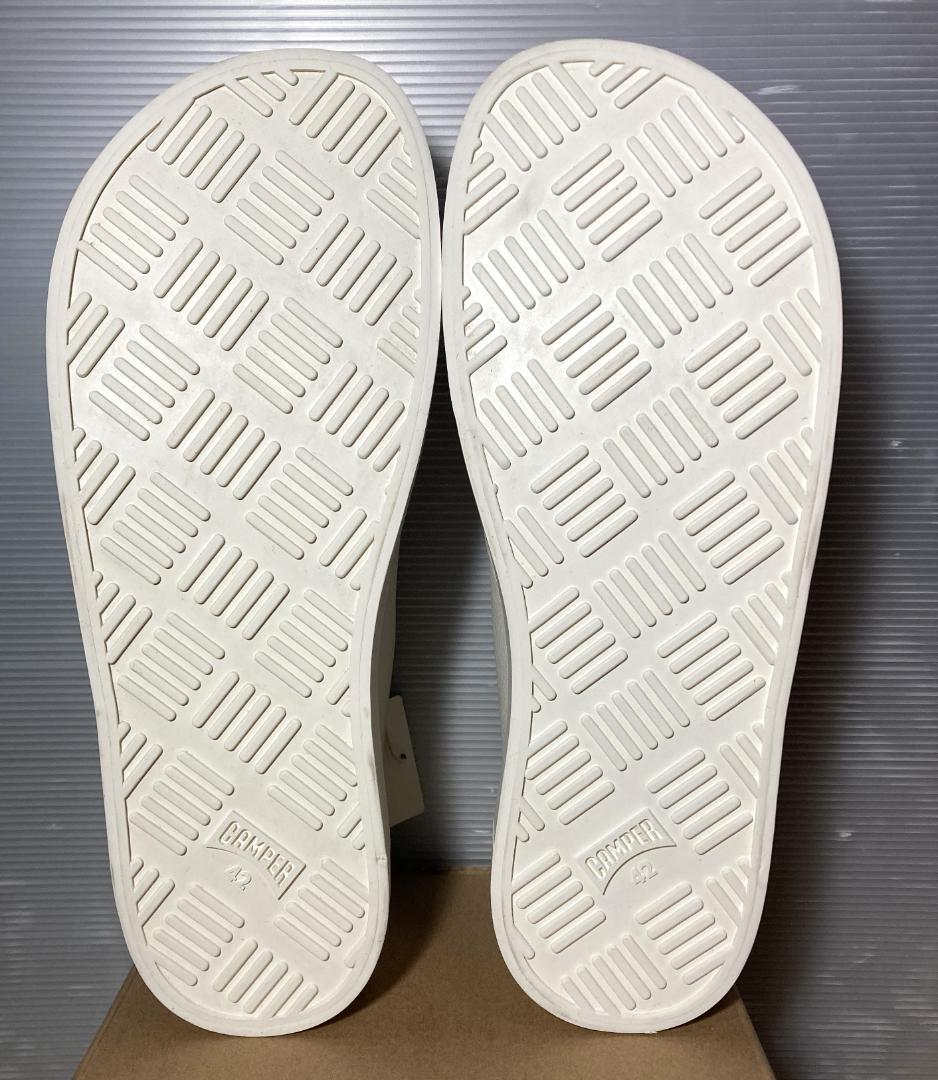 未使用　MUJI Labo × CAMPER　レザースニーカー　27cm　白