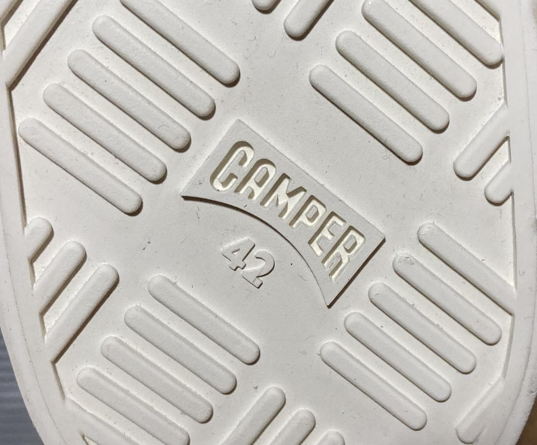 未使用　MUJI Labo × CAMPER　レザースニーカー　27cm　白