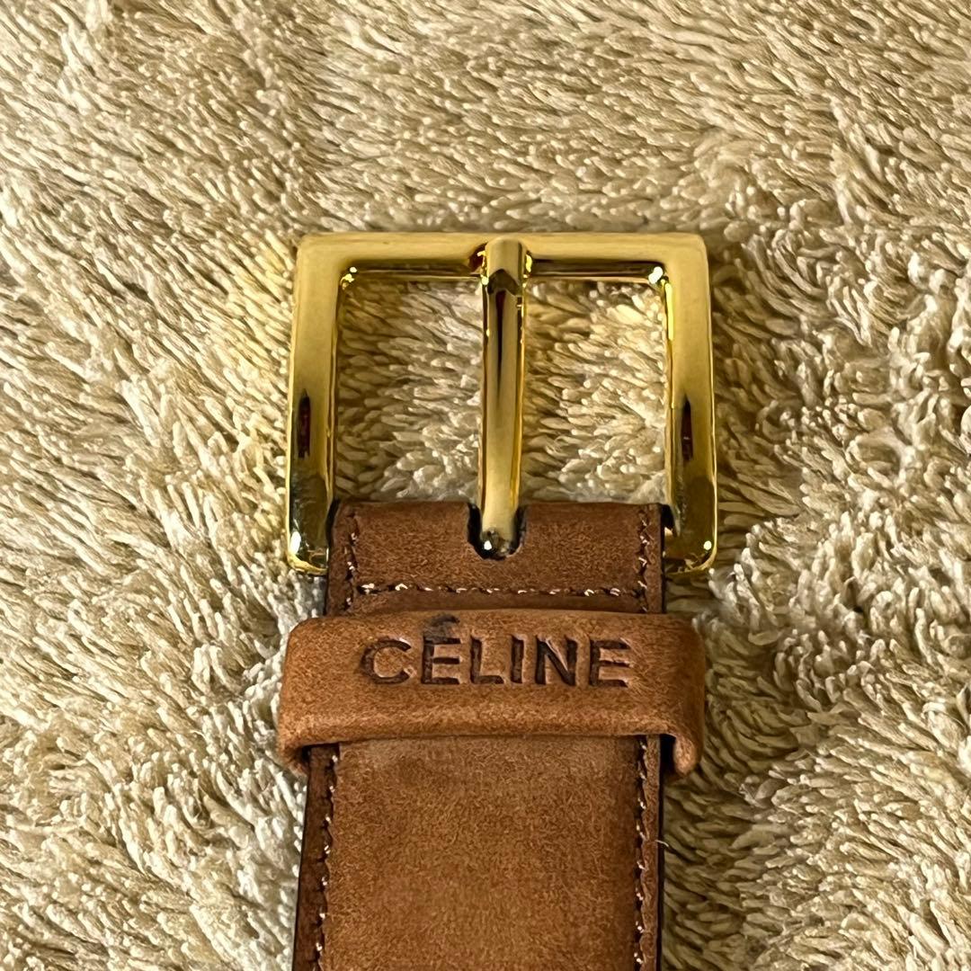セリーヌ CELINE ブラウン M16 1 スエード ベルト