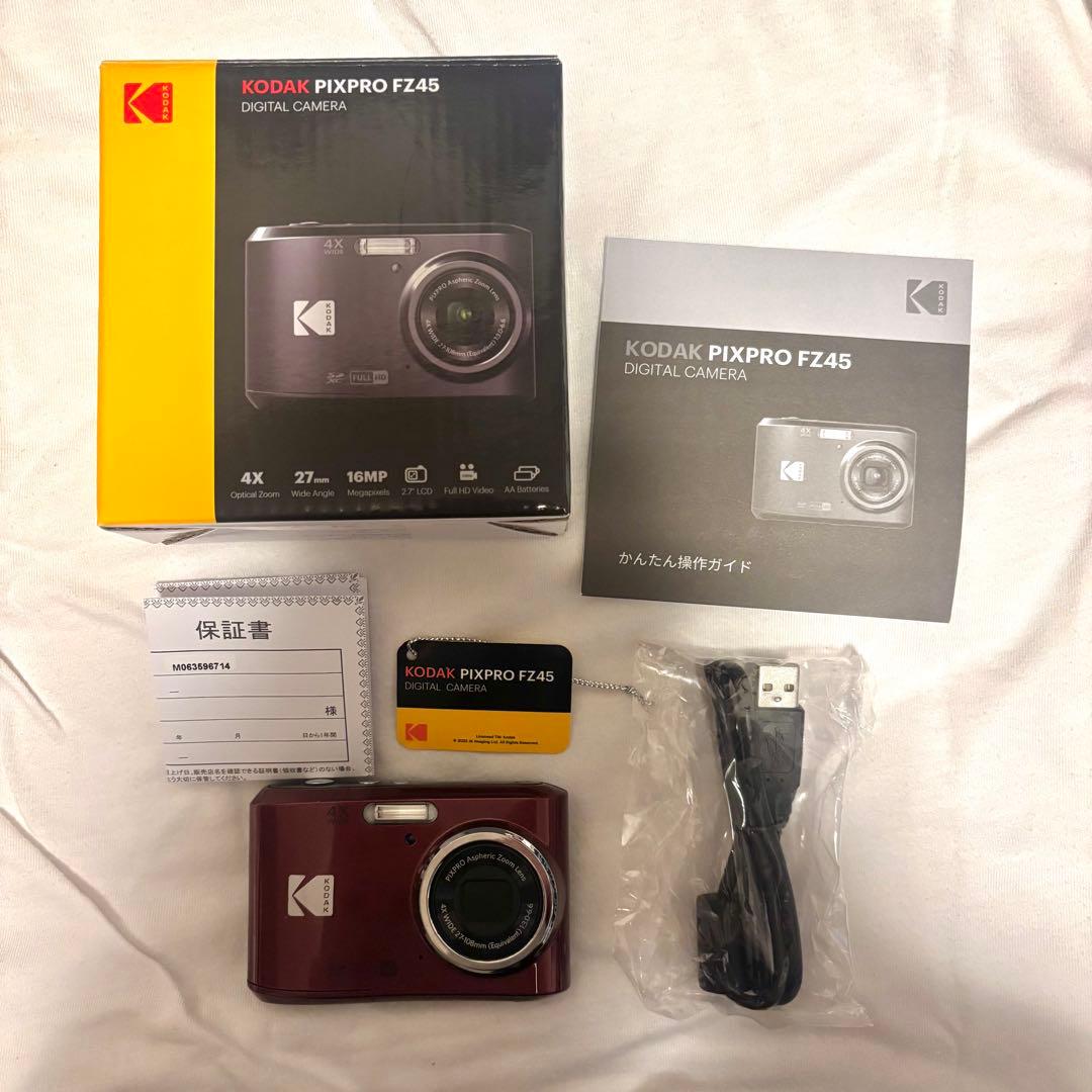 作例画像あり Kodak pixpro fz45 デジカメ