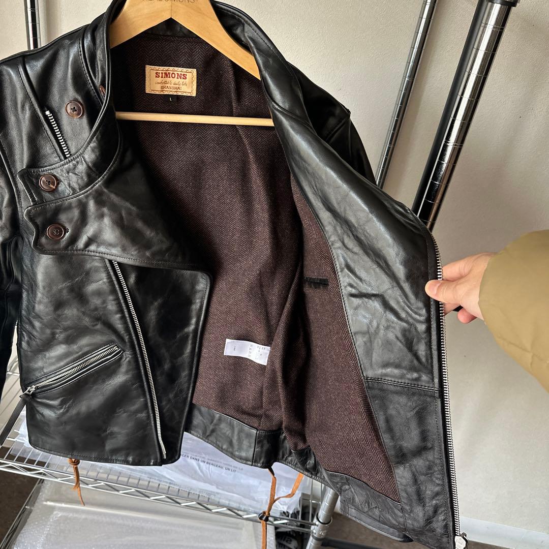 1930年代復刻 SAN MATEOピーターズ型茶芯ホースハイド 1.3mm L