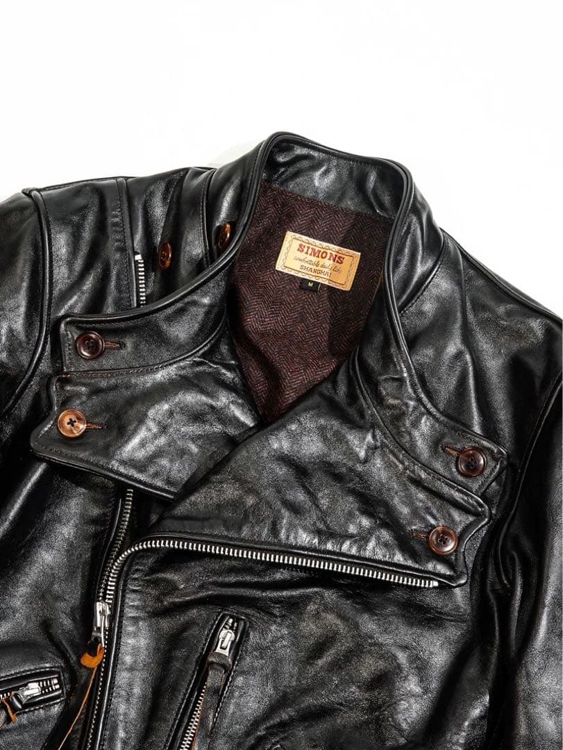 1930年代復刻 SAN MATEOピーターズ型茶芯ホースハイド 1.3mm L