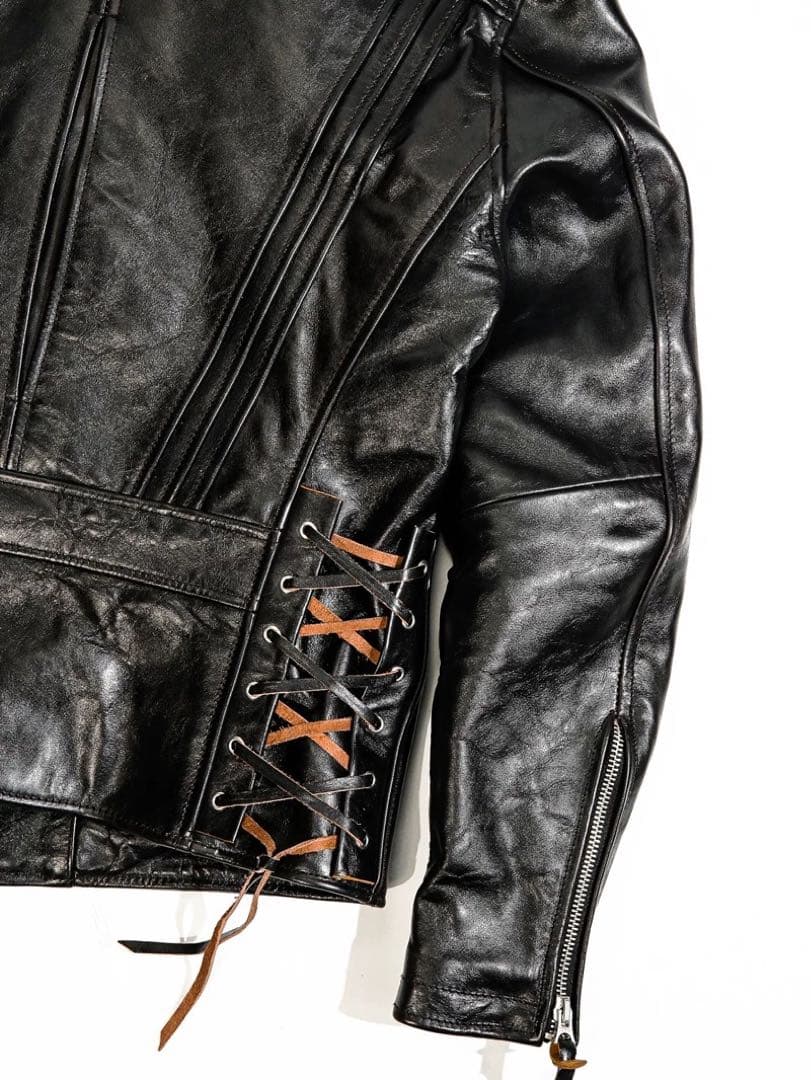 1930年代復刻 SAN MATEOピーターズ型茶芯ホースハイド 1.3mm L