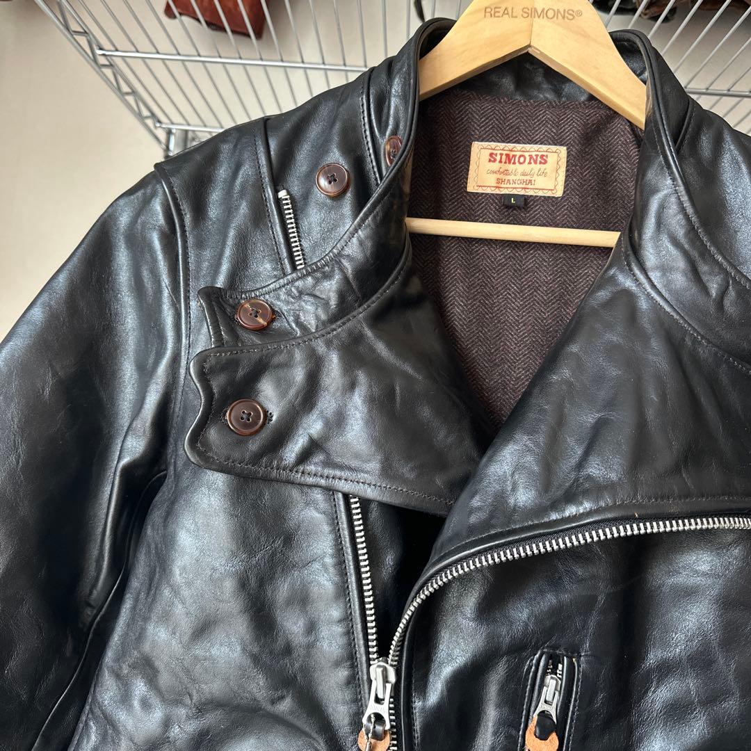 1930年代復刻 SAN MATEOピーターズ型茶芯ホースハイド 1.3mm L