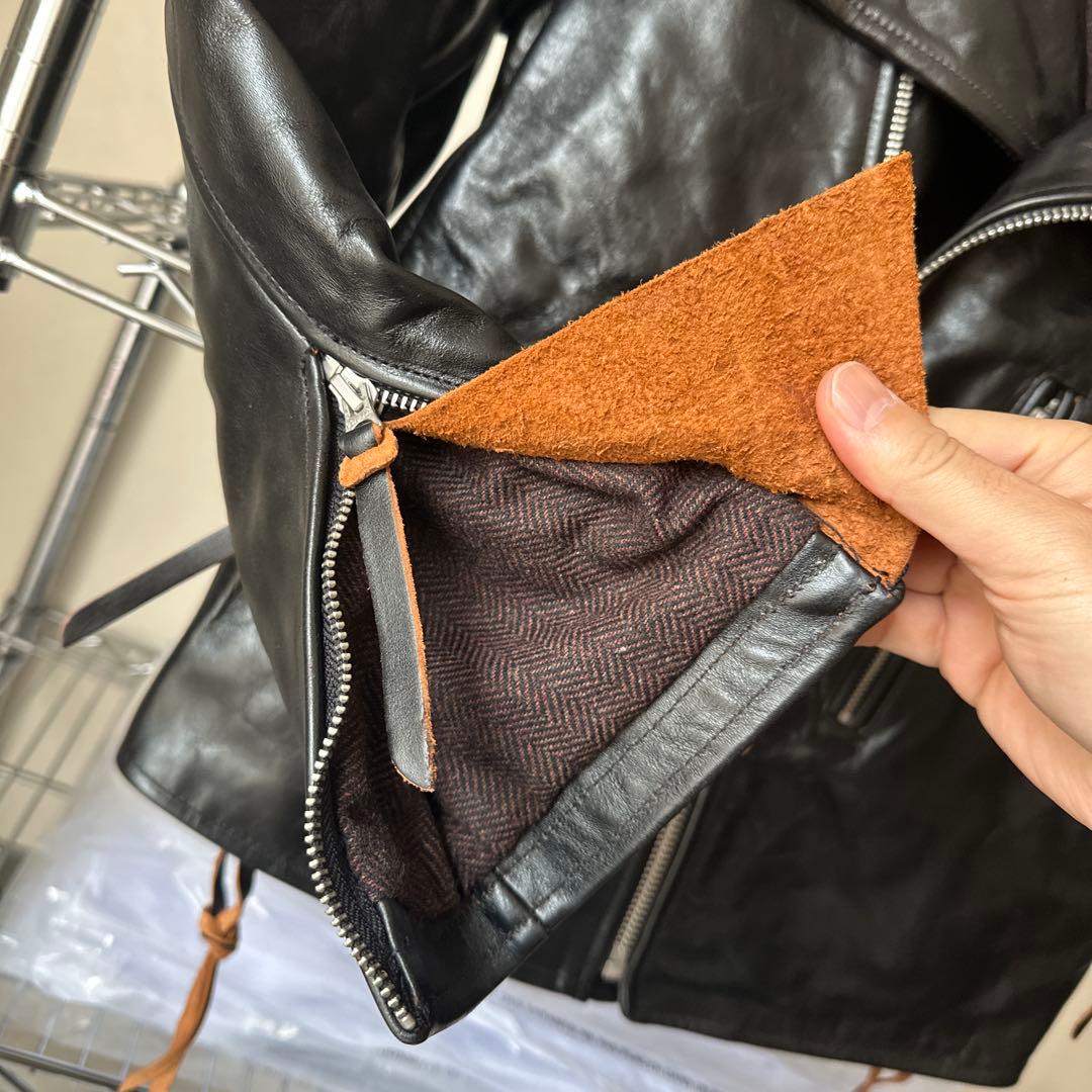 1930年代復刻 SAN MATEOピーターズ型茶芯ホースハイド 1.3mm L