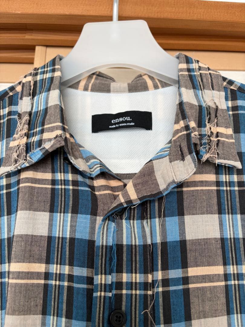 ensou. Rough cut shirt サイズM