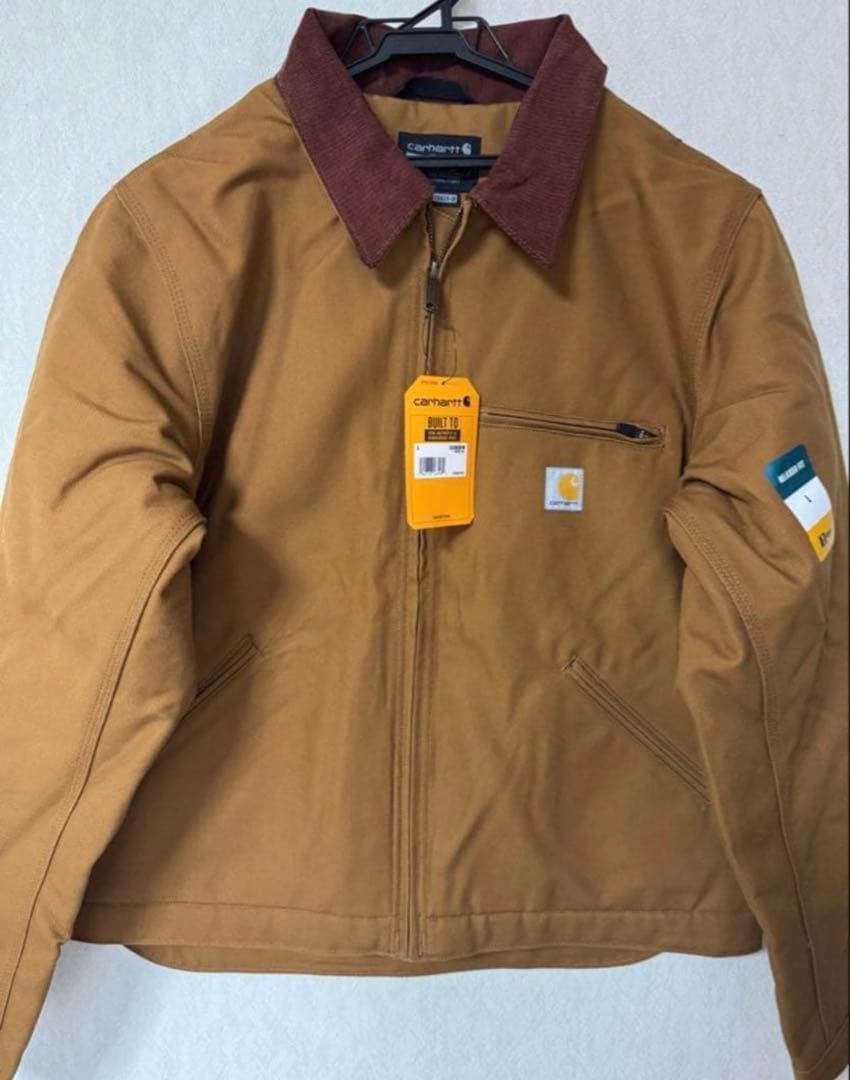 カーハート CARHARTTデトロイト ジャケット CARHARTT BROWN