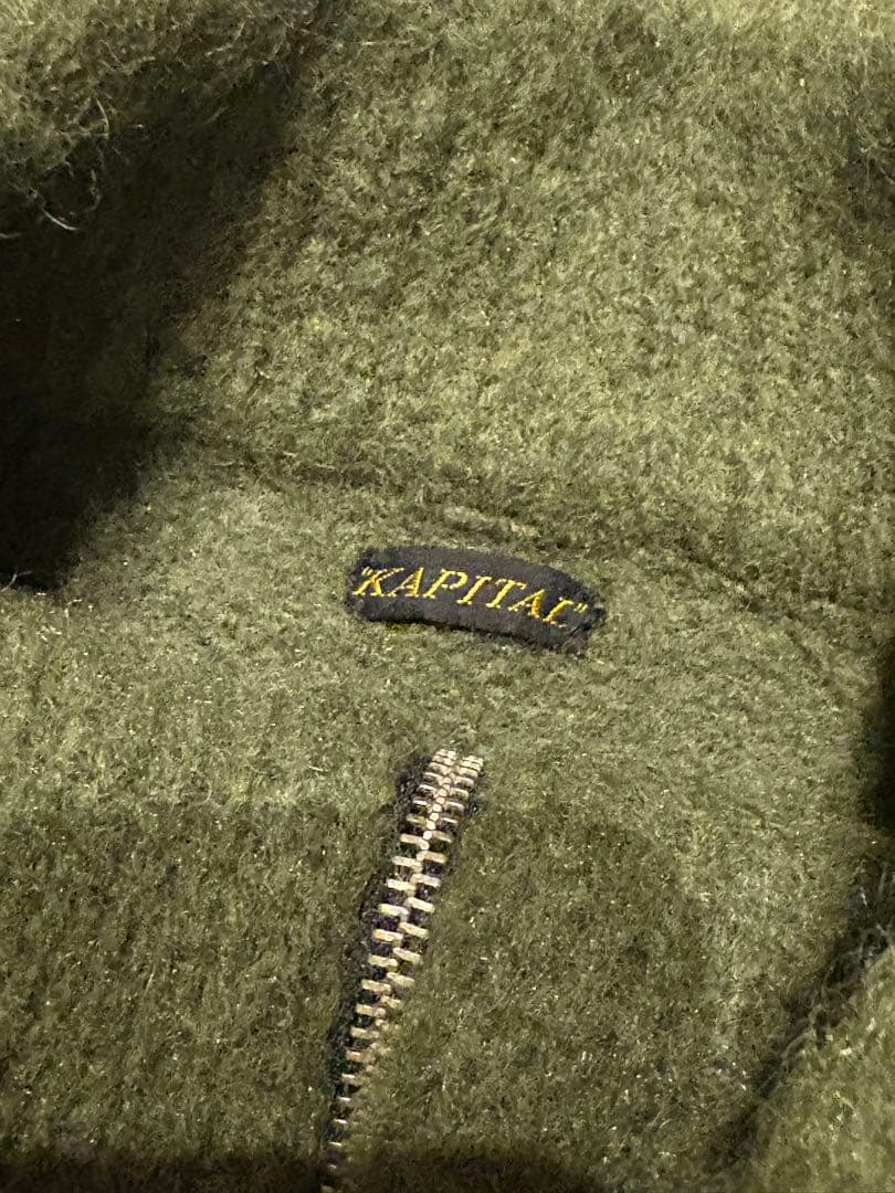 KAPITAL モヘア ハーフジップ アノラックジャケット
