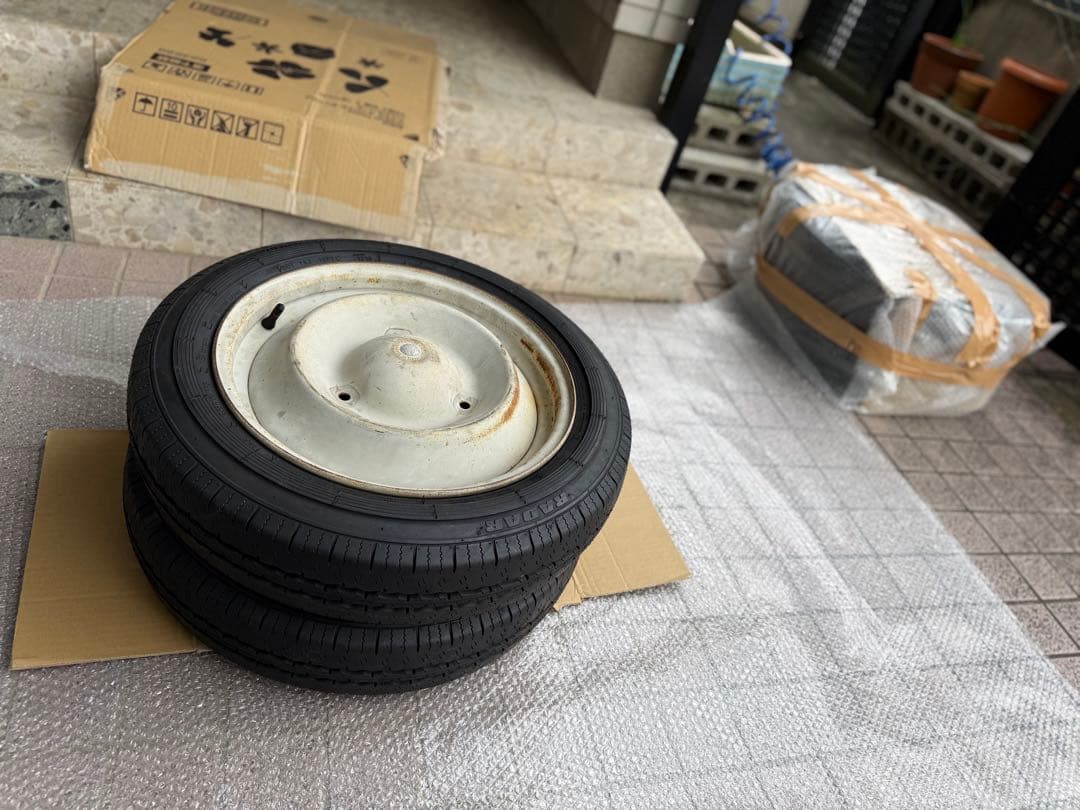 clone27②2CV タイヤ、ホイール　2本セット