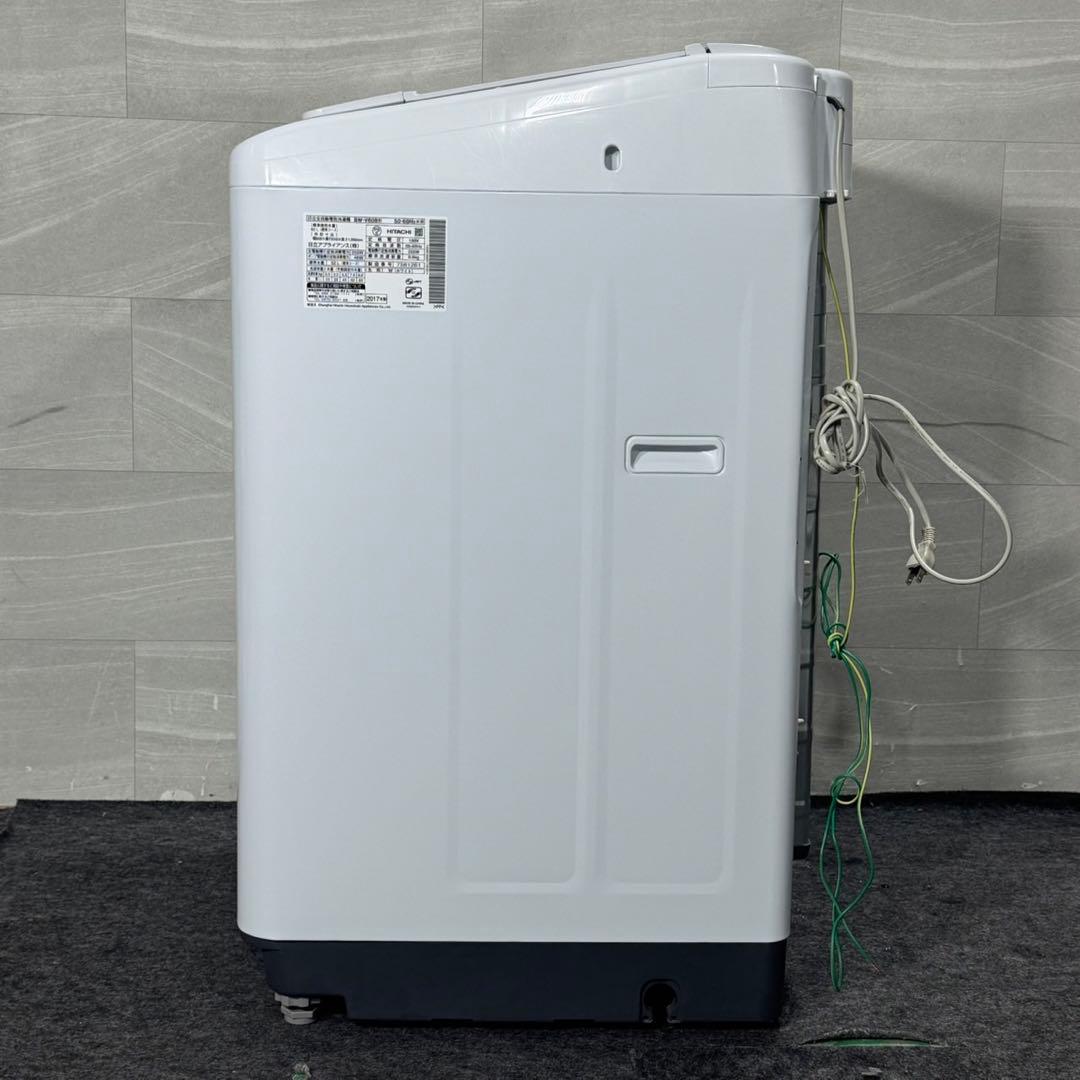 HITACHI 全自動洗濯機 ビートウォッシ 8kg ガラストップ d5000