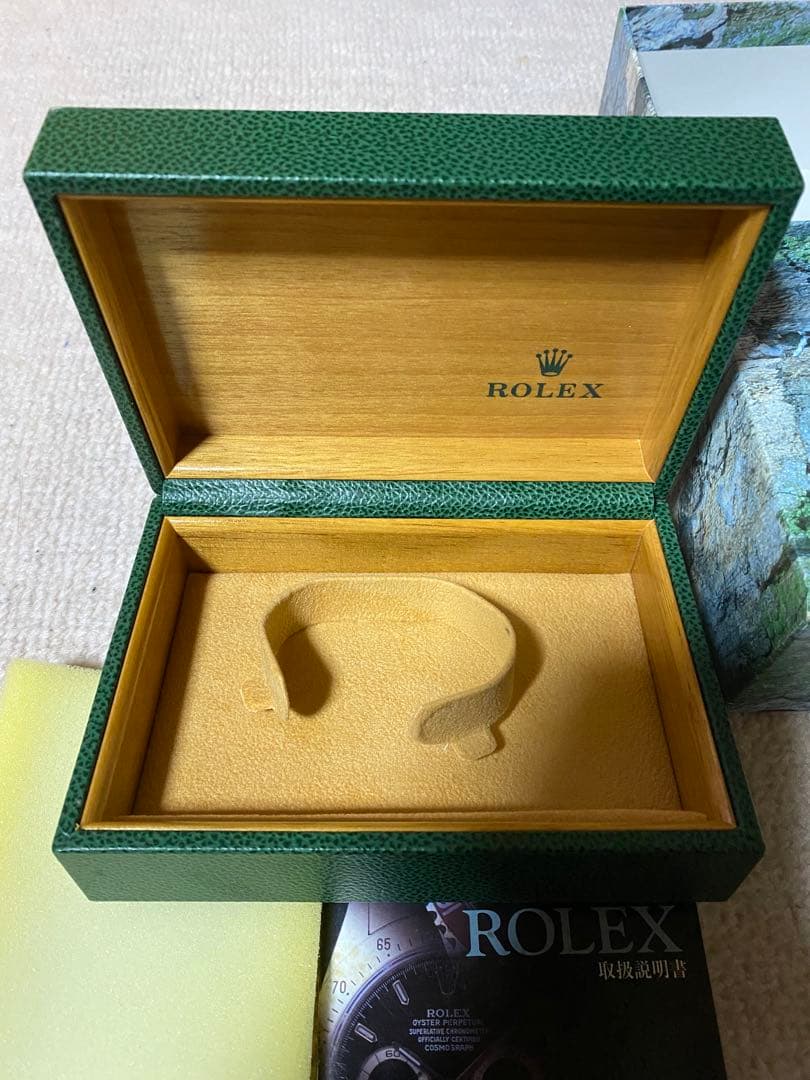 チ*認様 ★ ROLEX 時計用グリーンボックス ケース/ 空箱★