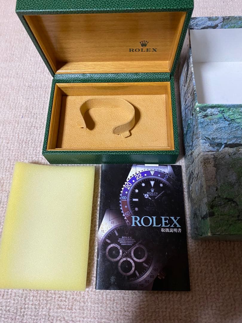 チ*認様 ★ ROLEX 時計用グリーンボックス ケース/ 空箱★