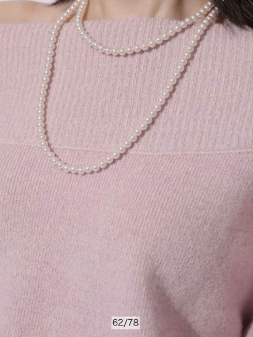 【新品未使用】Mystrada♡アクアオフショルニット　薄ピンク