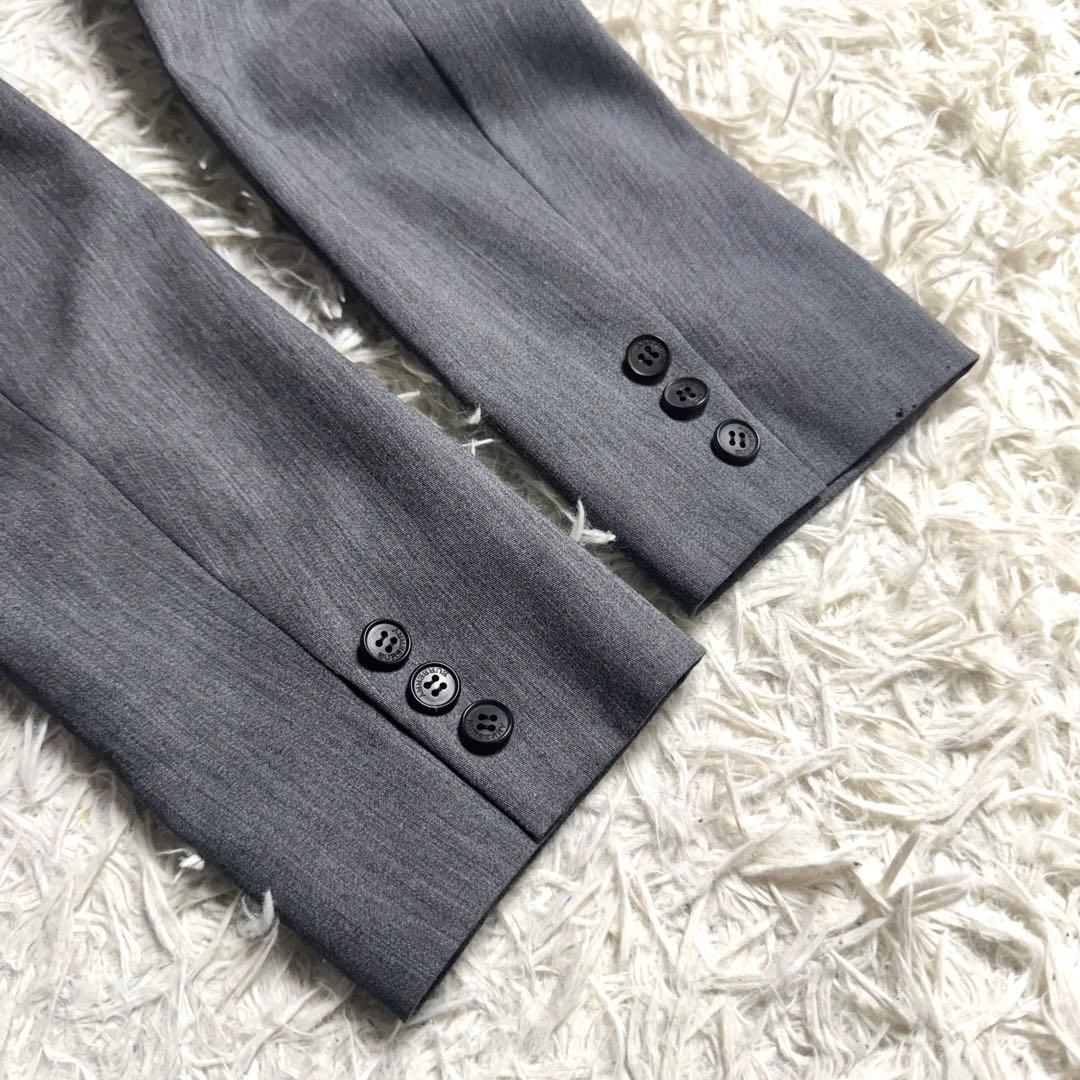 バーバリーロンドン パンツスーツ セットアップ テーラード 2B グレー M〜L
