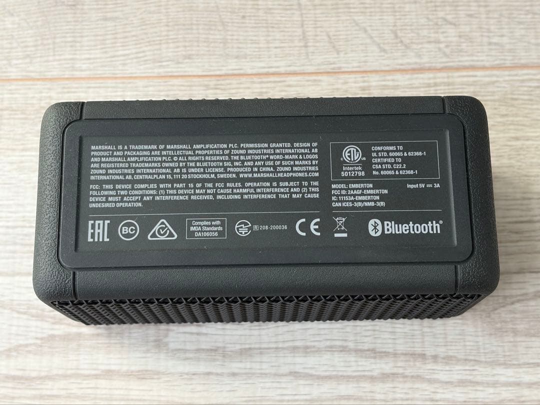 Marshall EMBERTON ワイヤレススピーカー