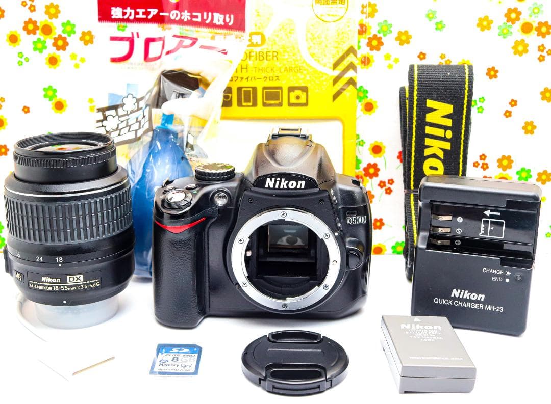 美品 Nikon D5000☆高画質☆動画撮影☆スマホに送れる☆デジタル一眼レフ