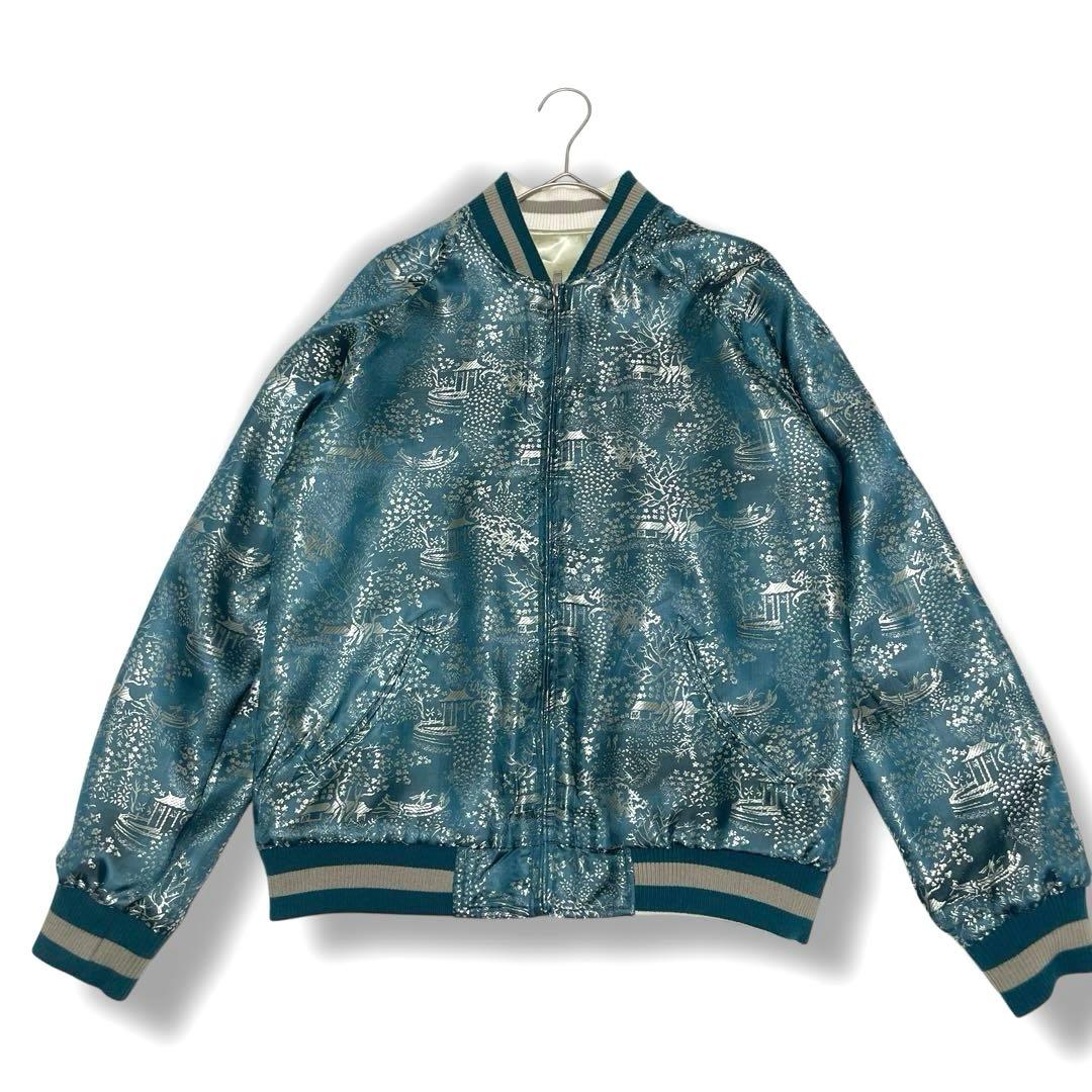 ✨美品✨foufou フーフー スカジャン　リバーシブル ジャケット 刺繍