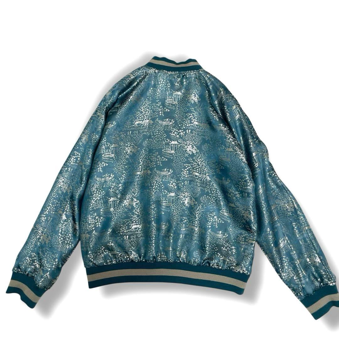 ✨美品✨foufou フーフー スカジャン　リバーシブル ジャケット 刺繍