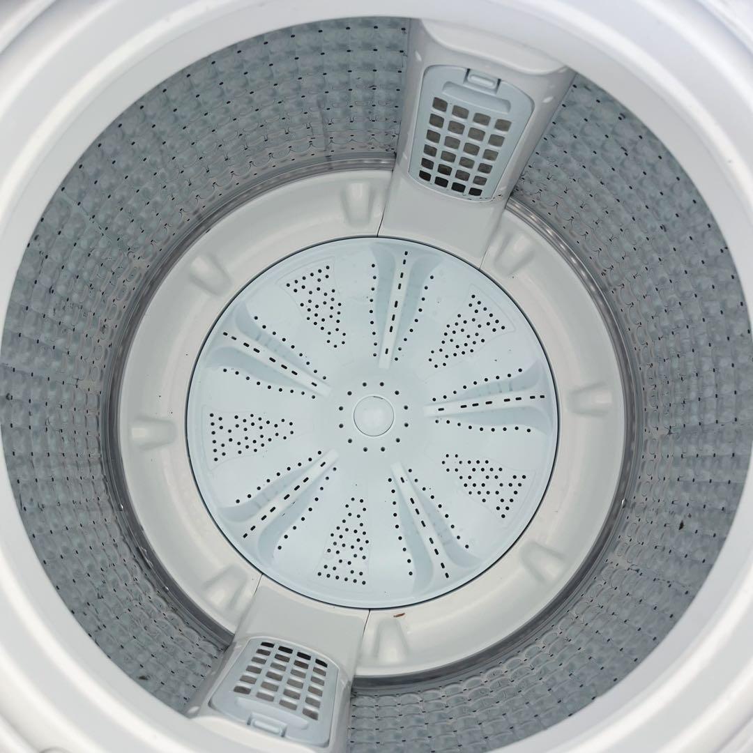 190取付無料！完動品！AQUA高性能インバーター搭載グラストップ7kg洗濯機