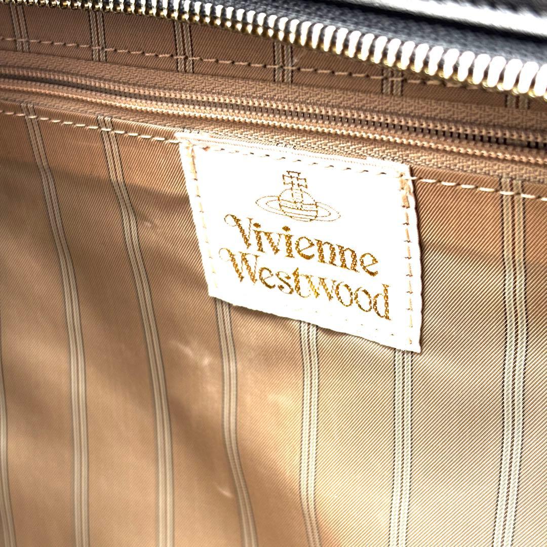 美品 ヴィヴィアンウエストウッド トートバッグ ボストンバッグ レザー オーブ