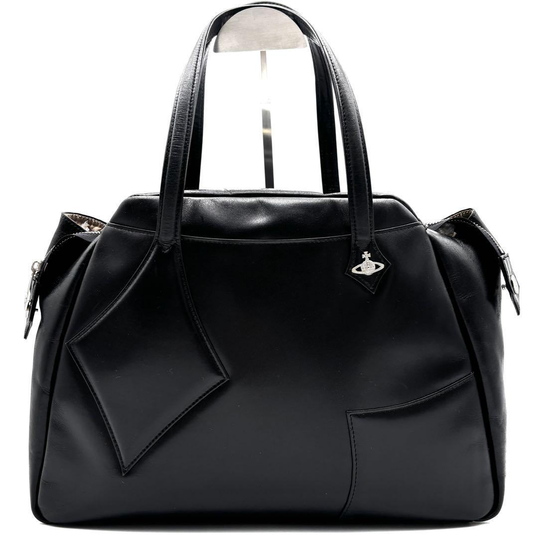 美品 ヴィヴィアンウエストウッド トートバッグ ボストンバッグ レザー オーブ