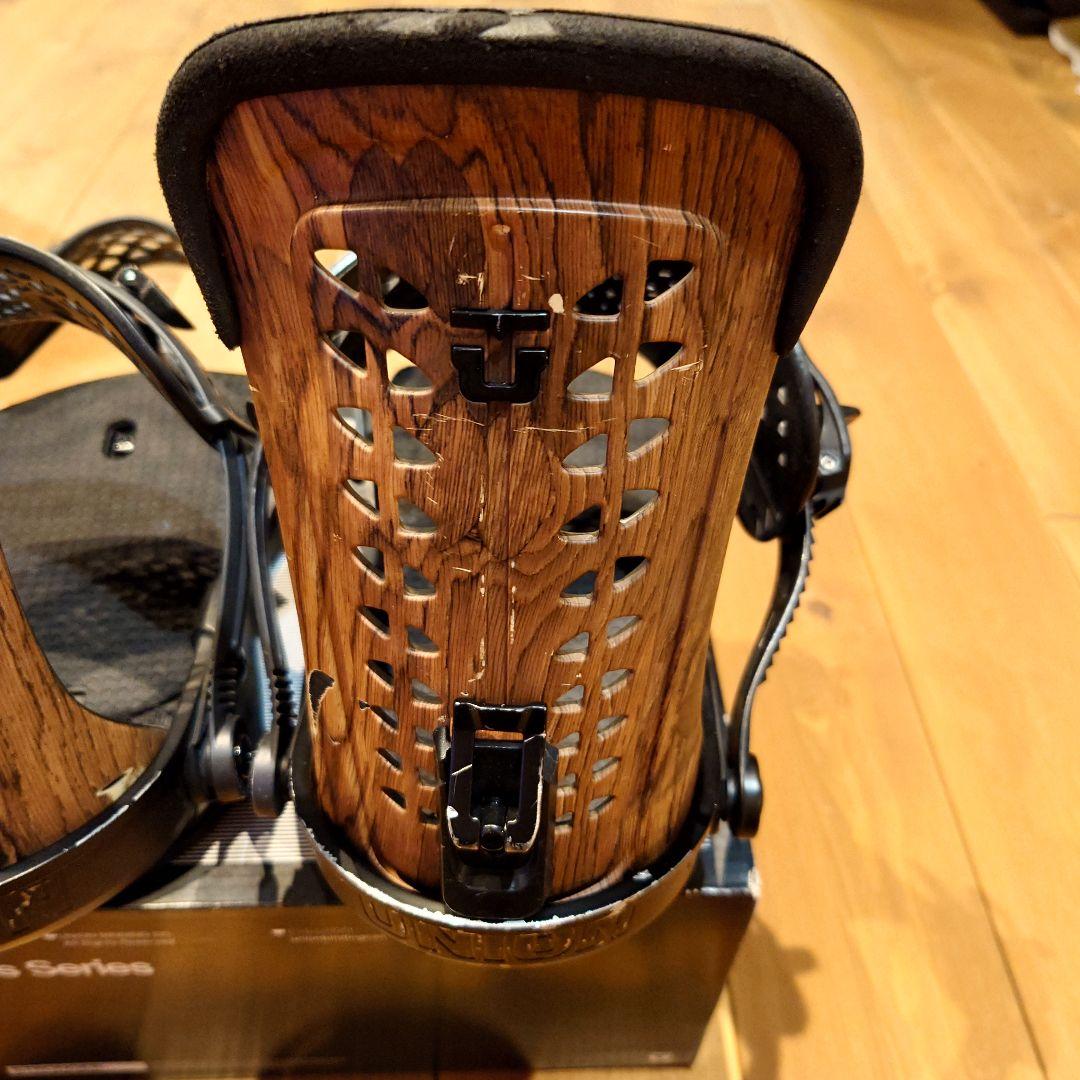 UNION Force スノーボードビンディング ブラック/ウッド