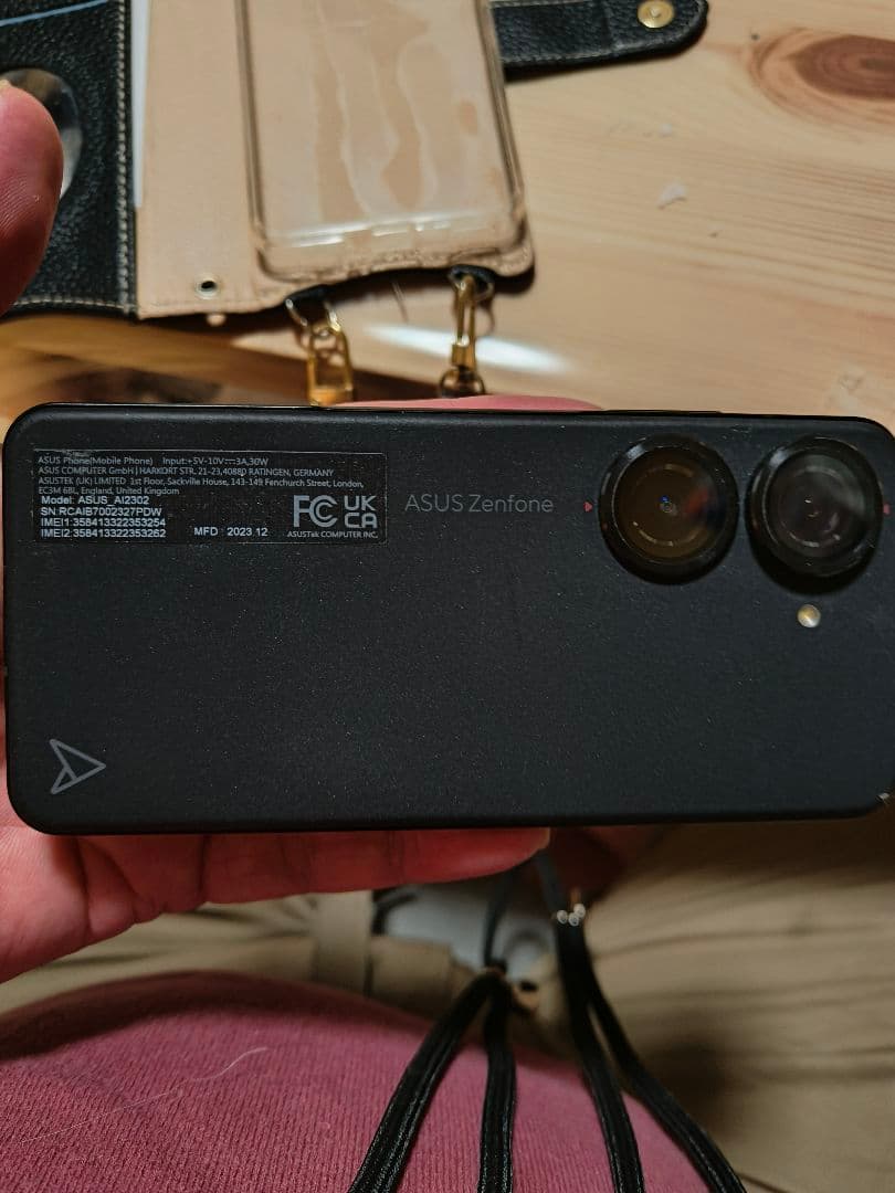 ASUS zenfone10 16GB / 512GB　SIMフリー