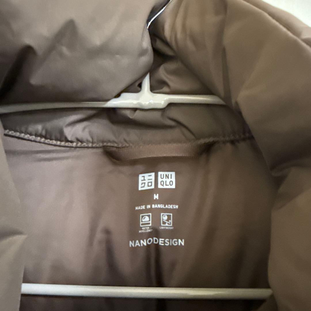 未使用品！！ユニクロ⭐︎パウダーソフトダウンジャケット　M ブラウン