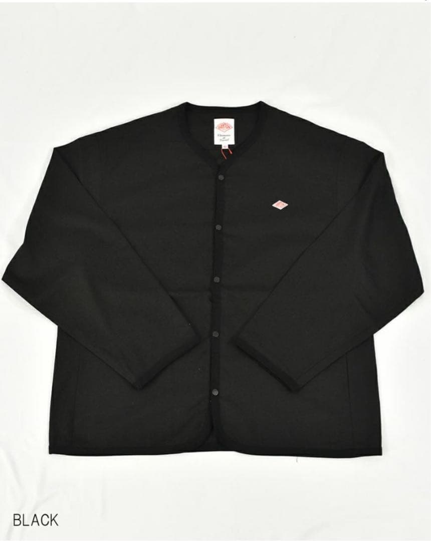 DANTON リネンポリエステルクロスシャツカーディガン MENS サイズ42