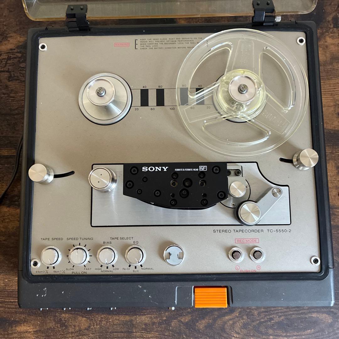 SONY TC-5550-2 オープンリールデッキ　デンスケ