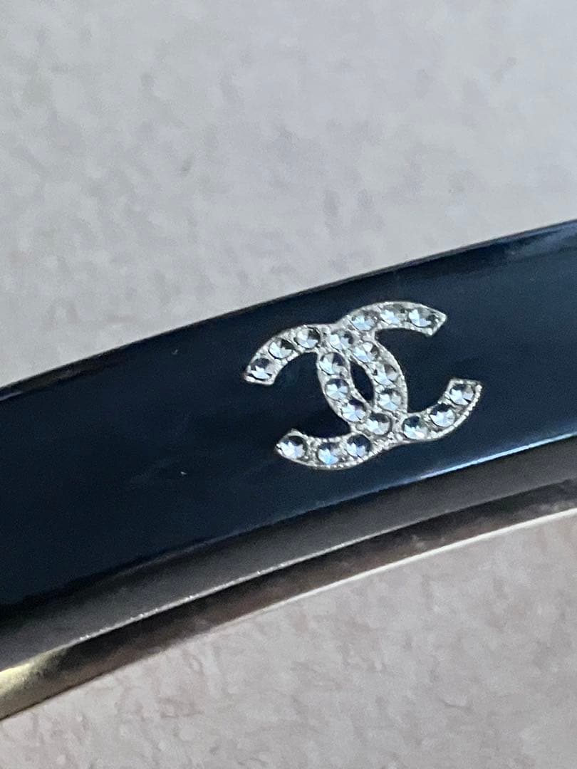 CHANEL:バレッタ　黒色　ココマーク