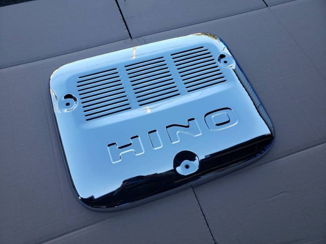 日野 17プロフィア メッキ マフラーカバー 低床用 高品質 新品 1016