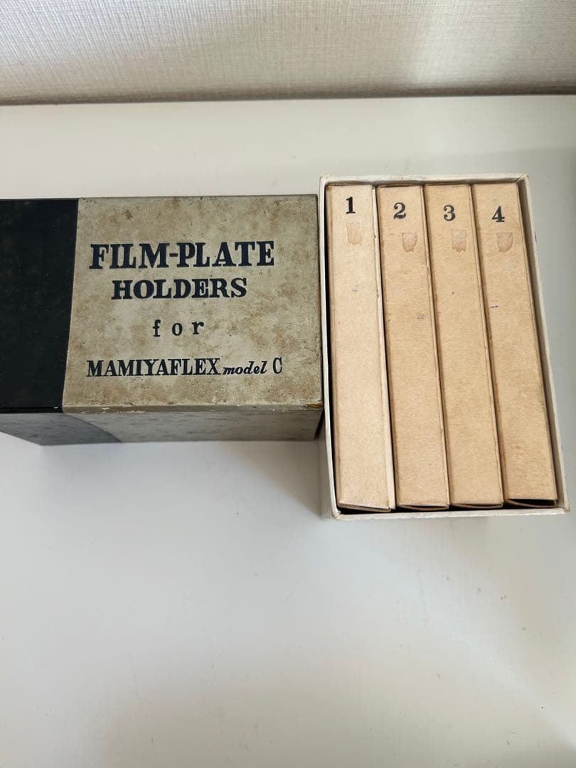 Mamiyaflex model C アダプター＋プレートホルダー4枚