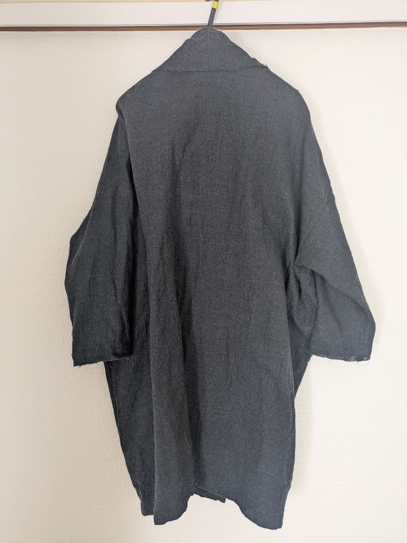 ぶ*ー様 pas de calais ソフトウール コート チャコール 34
