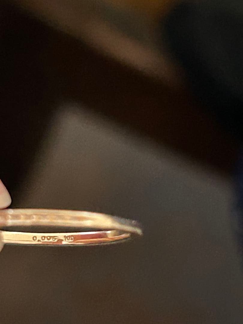 ノジェスダイヤモンドリングk10