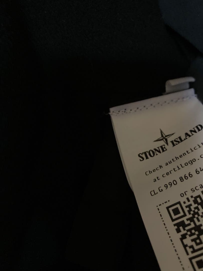 ストーンアイランド ナイロンジャケット　パーカー　黒　Mサイズ
