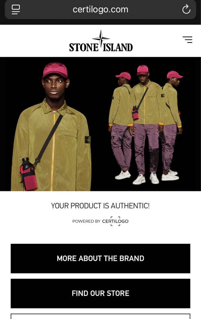 ストーンアイランド ナイロンジャケット　パーカー　黒　Mサイズ