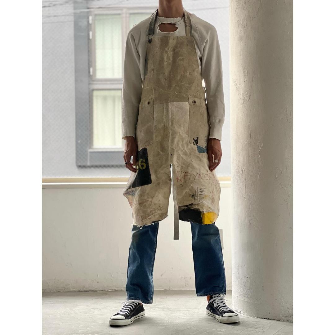 一点モノ古着　ウェルディングエプロン