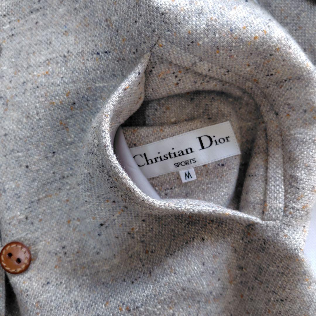 クリスチャンディオールスポーツ　シルク混ウールコート