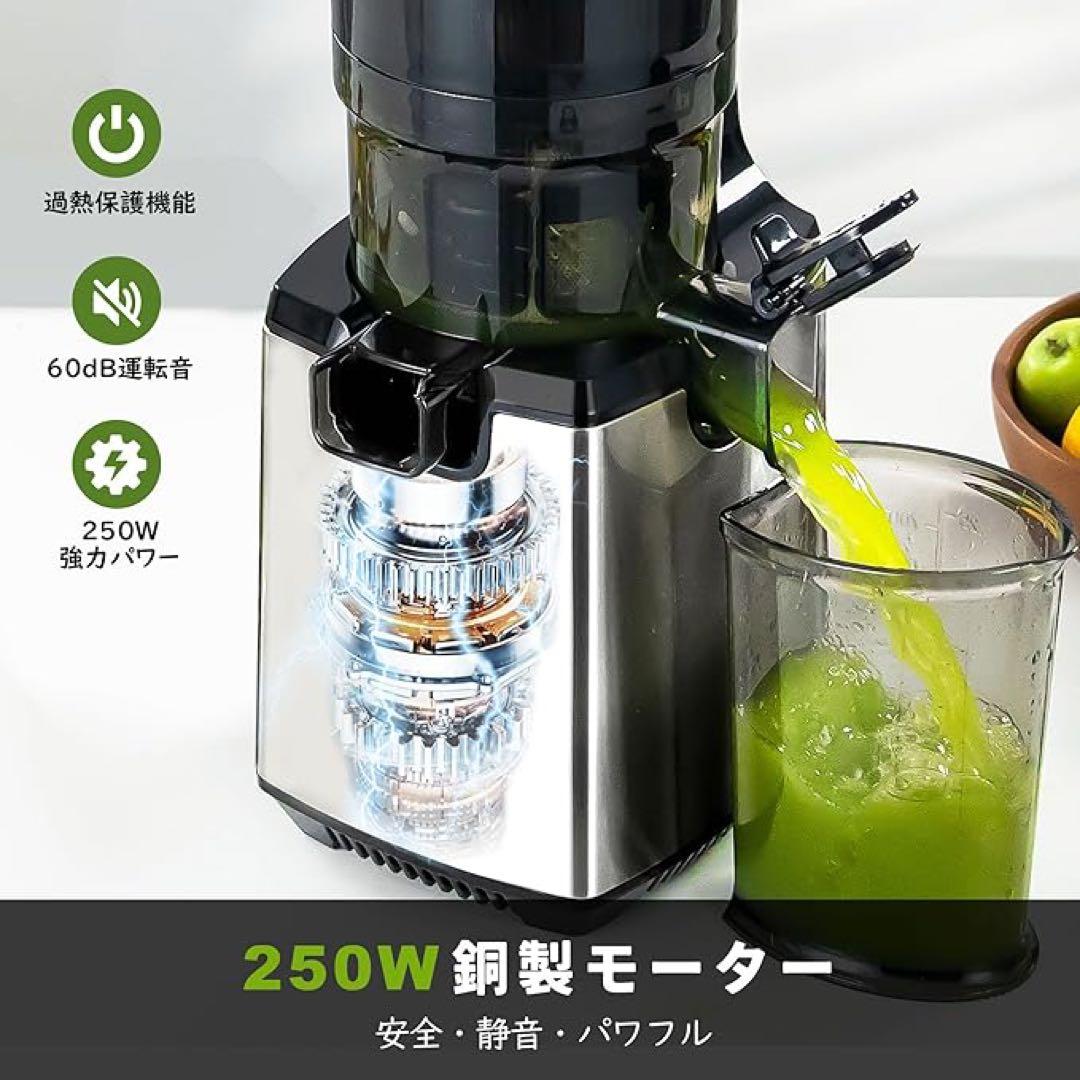 Fretta 250W ジューサー 1.8L容量