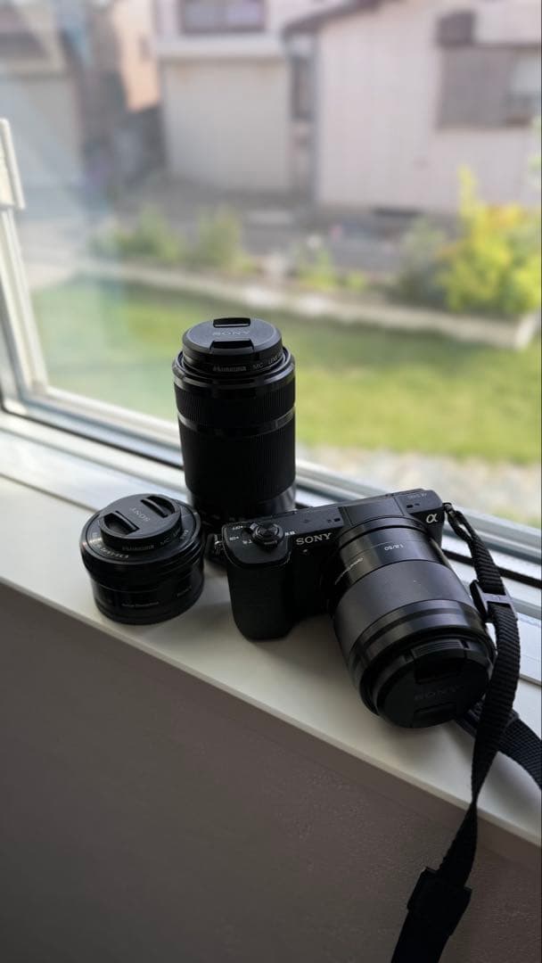 Sony α5100 ダブルズームレンズキット　単焦点レンズセット