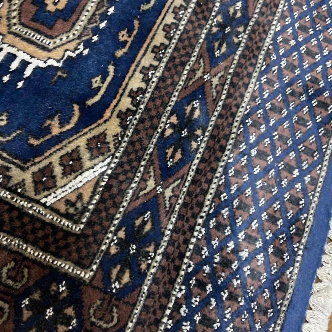 ヴィンテージラグ　デッドストック　ネイビー