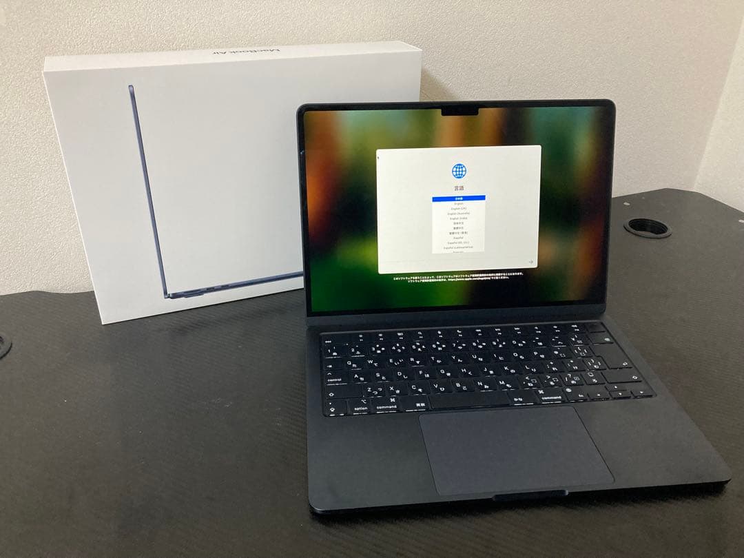 M2 MacBook Air 2022 13インチ ミッドナイト 256GB