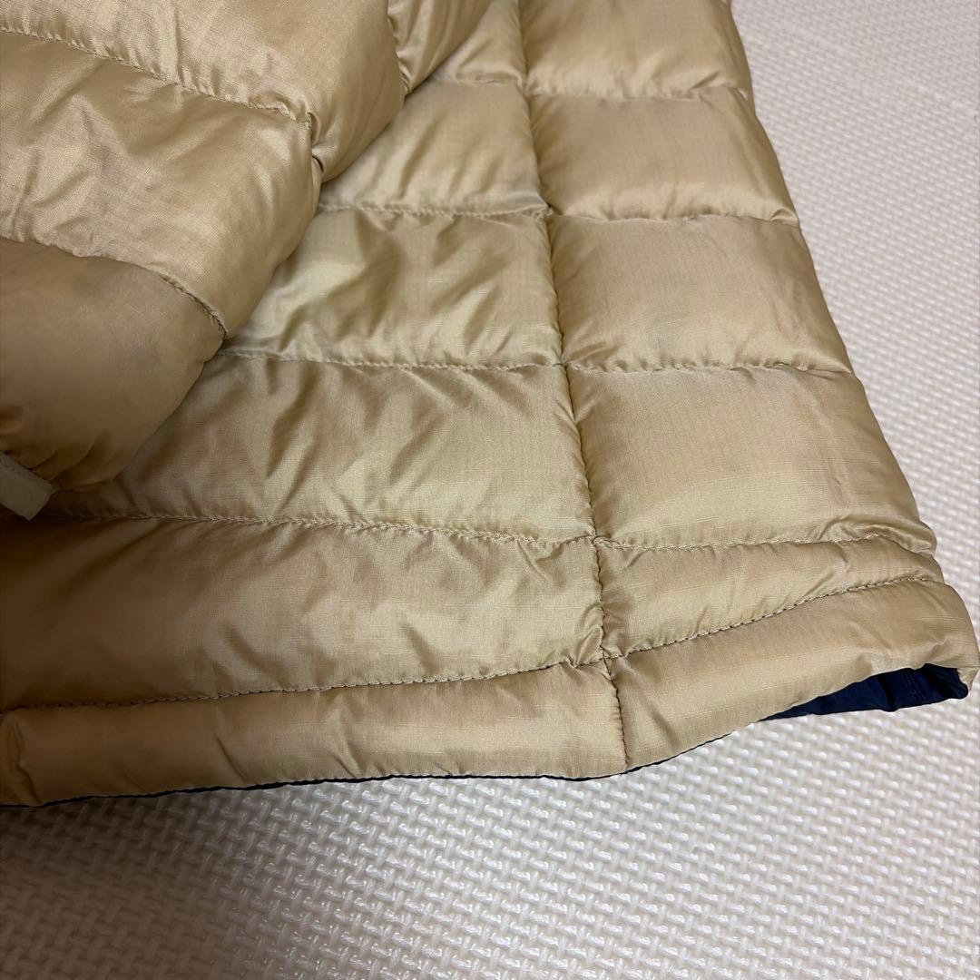 モンベル　コロラドパーカ　ダウンジャケット　M　ベージュ　ネイビー　紺