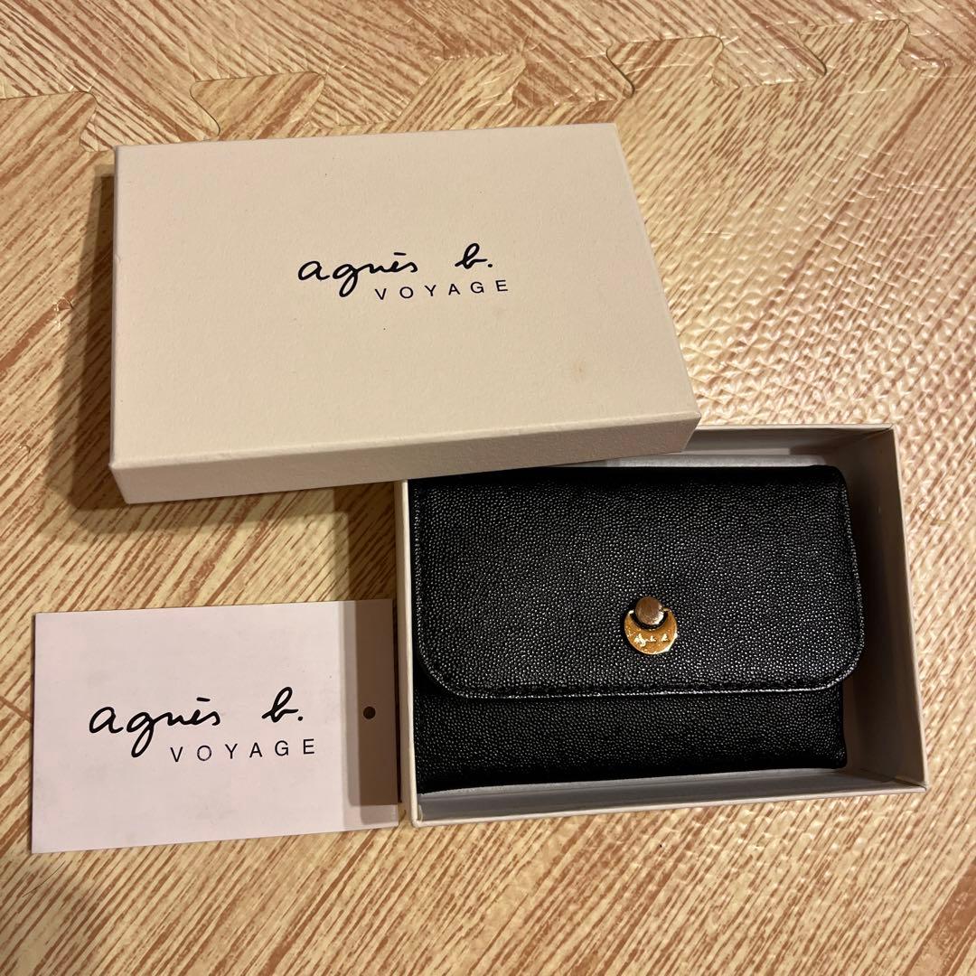 【新品未使用】アニエスベーagnes b./名刺入れ/レザーカードケース