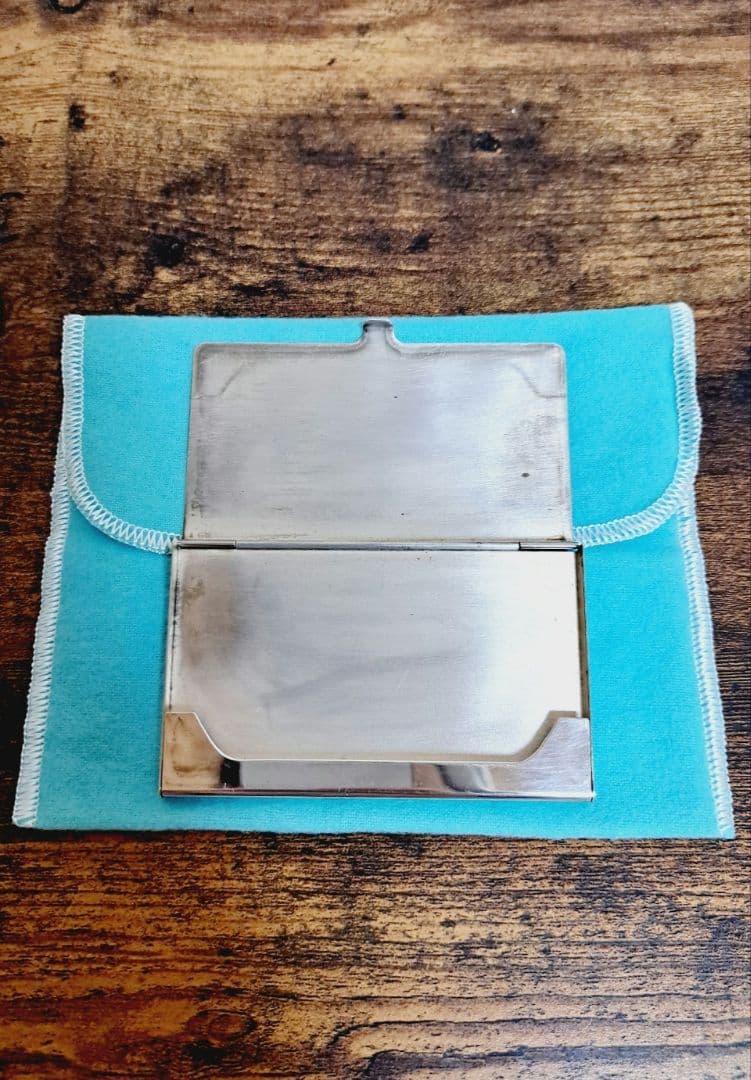 ティファニー 鏡面 名刺入れ ミラー カードケース