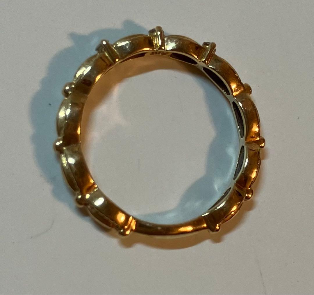 ※なみさん専用　agete アガット ドレスリング　2号　ピンキーリング