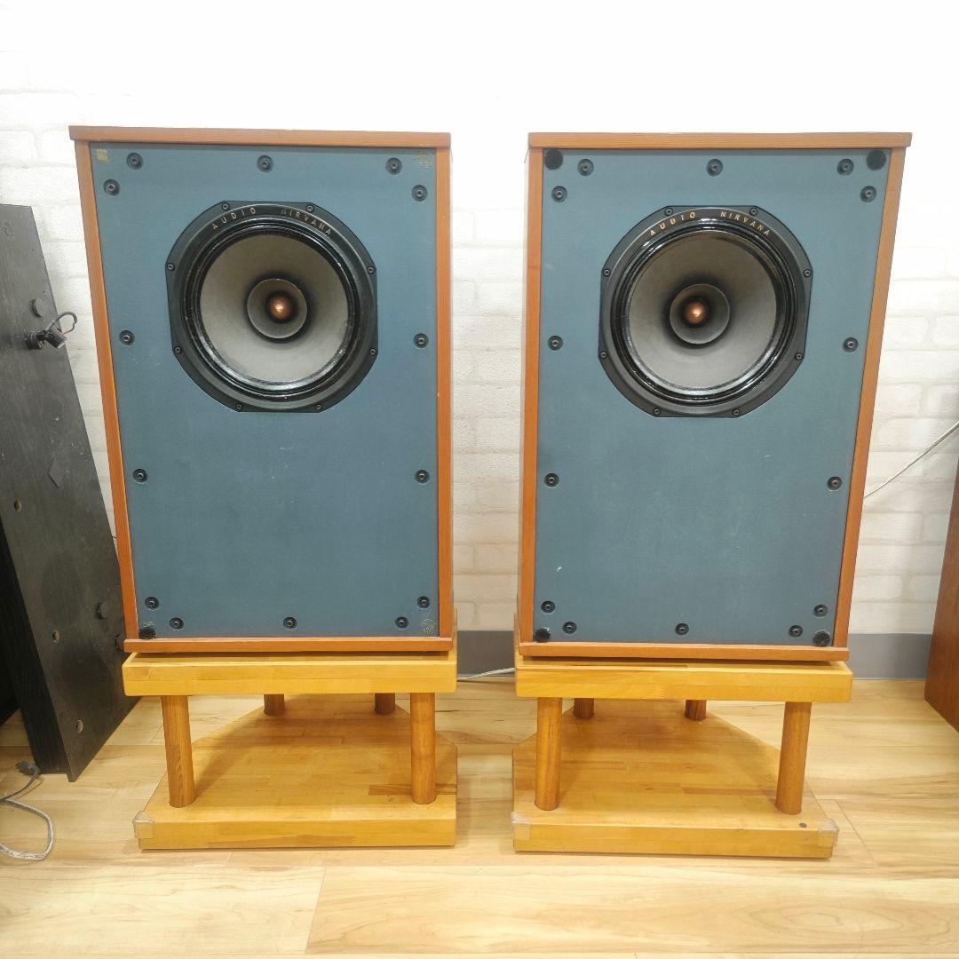 audio nirvana スピーカー ペア 自作 スタンド付き 動作OK