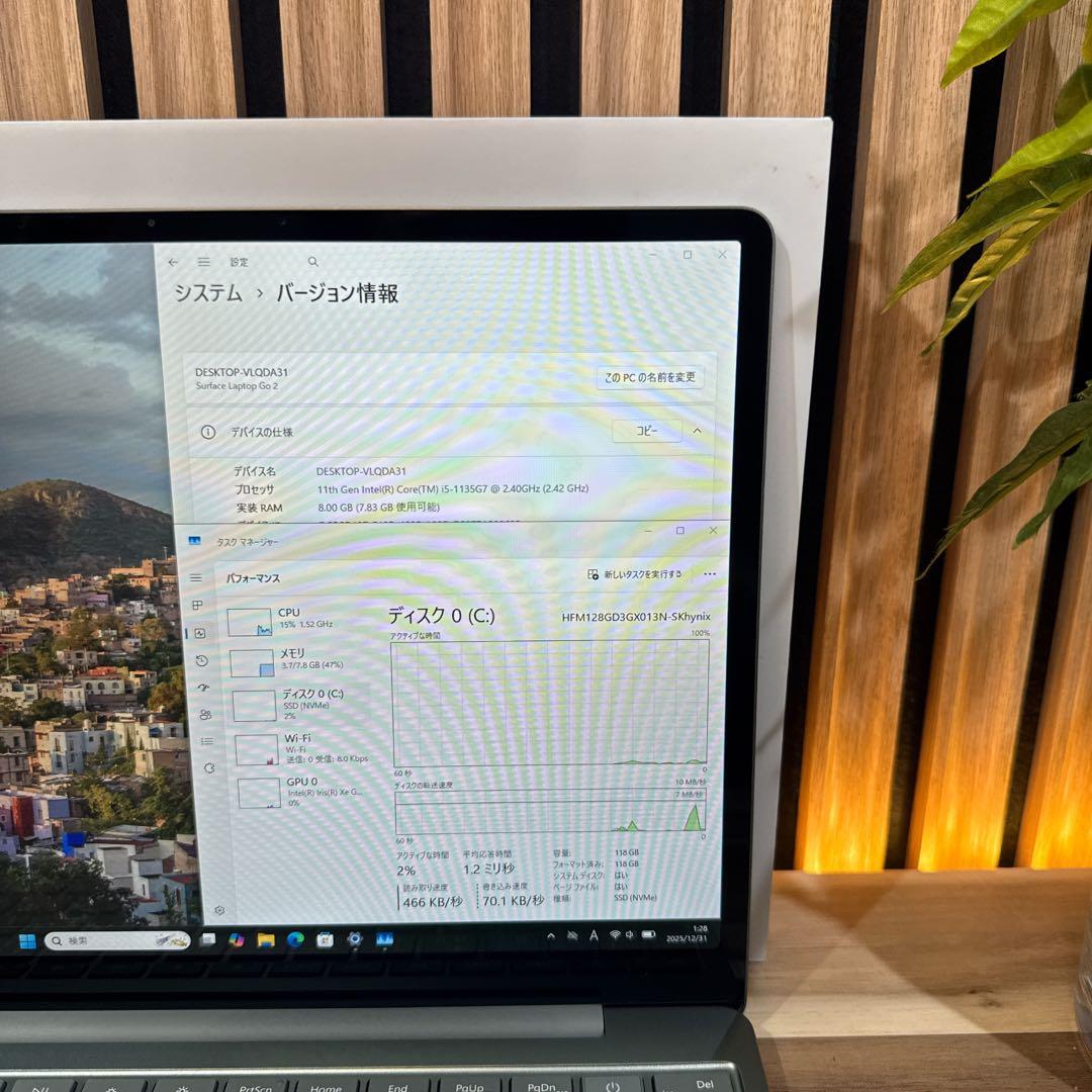 おすすめ‼️Surface Laptop Go2☘第11世代☘最新ノートパソコン